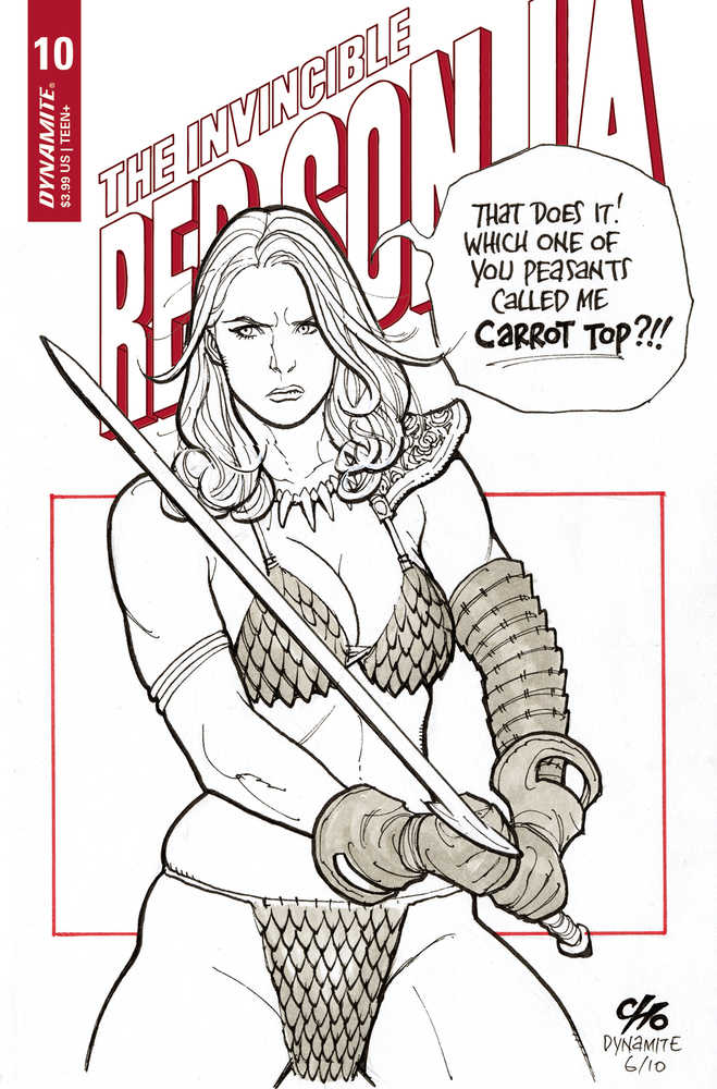 Invincible Red Sonja #10 Cover D Cho