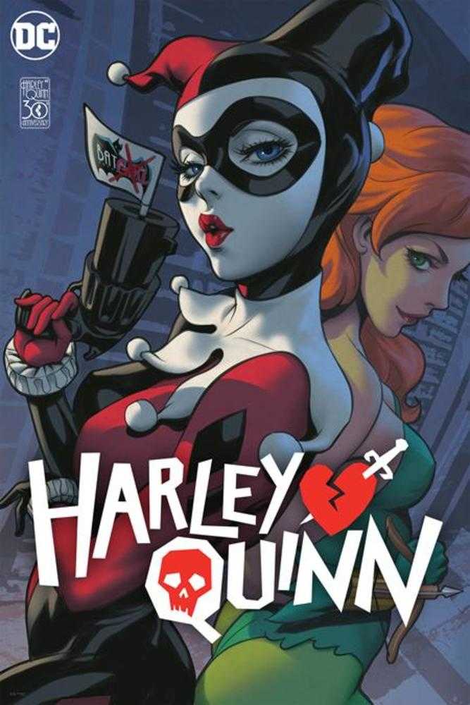 Harley Quinn 30th Led Acetate Poster Insert