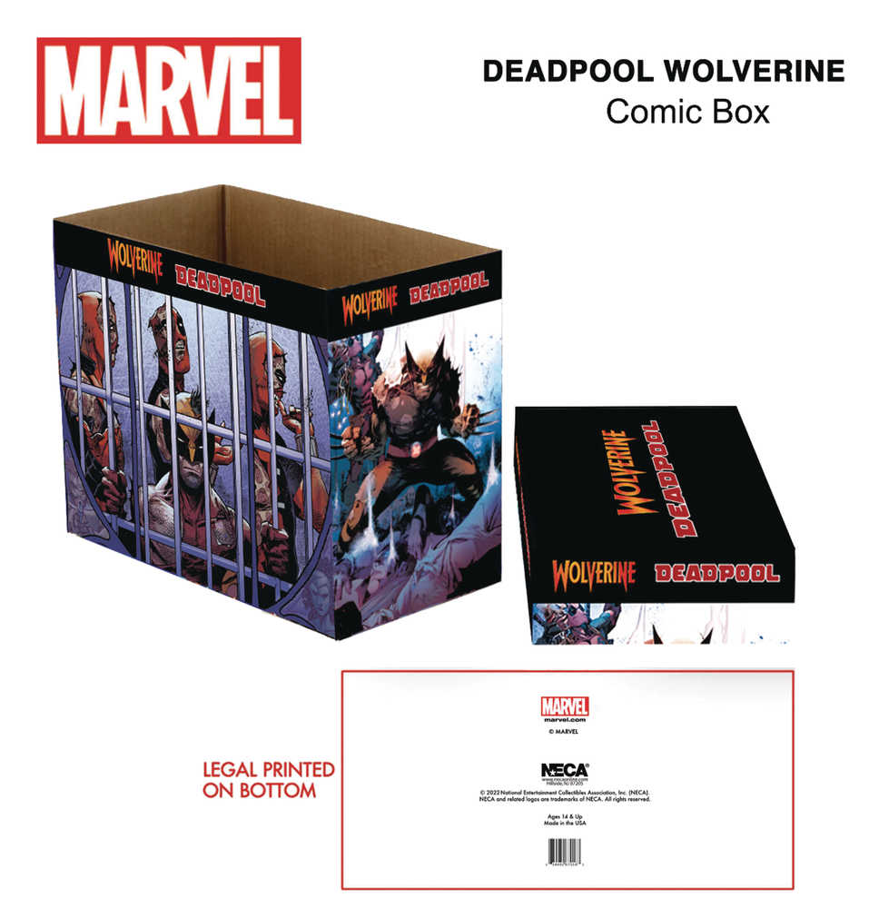 Marvel Comics X-Men Teams Short Comic Book Storage Box Five-Pack