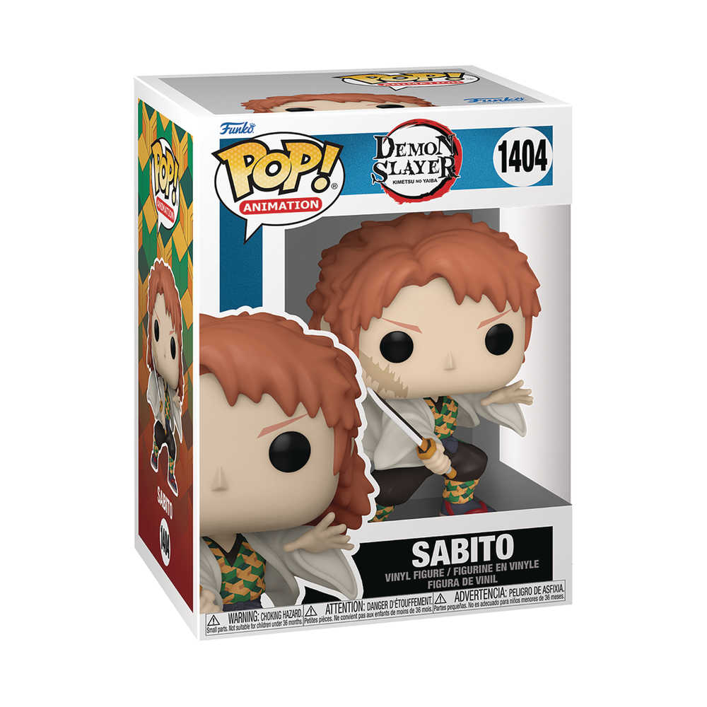 Pop Animation Demon Slayer Sabito No Mask Vinyl Figure