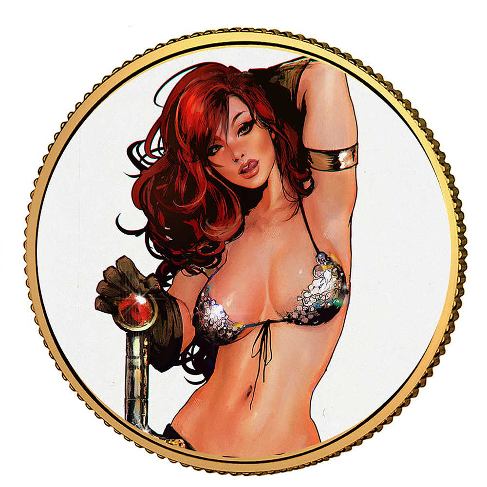 Red Sonja Gold Collector's Coin #5 Sozomaika