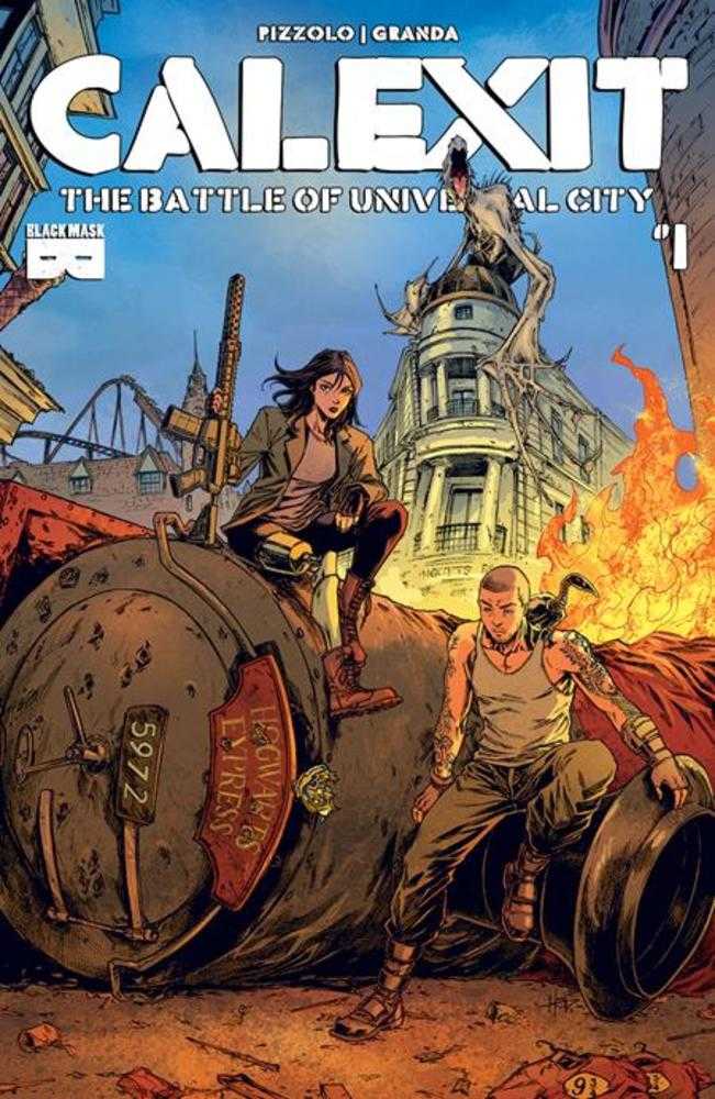Calexit The Battle Of Universal City #1 (Of 3) Cover F Inc 1:20 Creees Lee Artist Edition (Mature) Previously Solicited