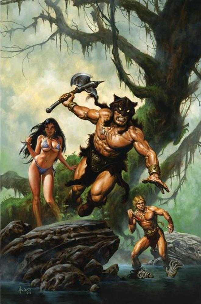 Fire And Ice #4 Cover E 1 in 10 Joe Jusko Full Art Variant