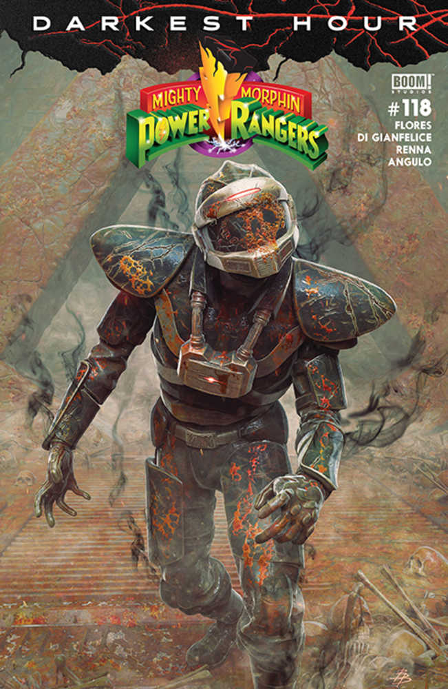 Mighty Morphin Power Rangers #118 Cover B Dark Grid Variant Barend