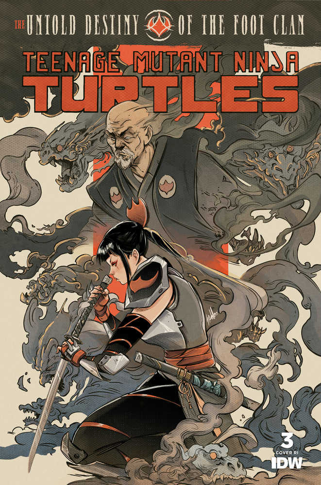 Teenage Mutant Ninja Turtles: The Untold Destiny Of The Foot Clan #3 Variant Ri (10) (Santtos)