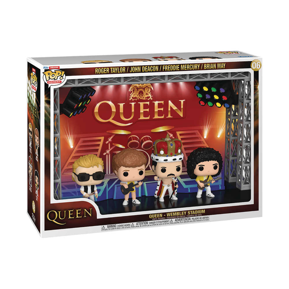 Pop Moments Deluxe Queen Wembley Stadium Vinyl Figure