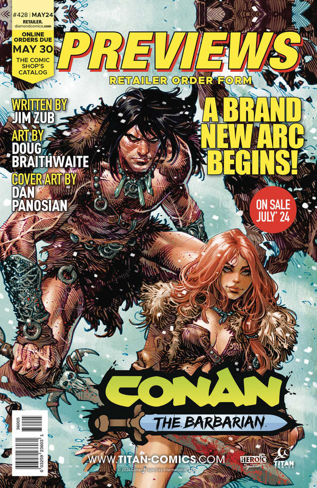 Previews #428 May 2024 Retailer Order Form Extras