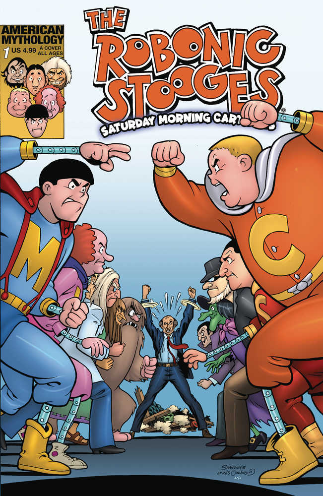 Robonic Stooges Saturday Morning Cartoons #1 Cover A Shanower