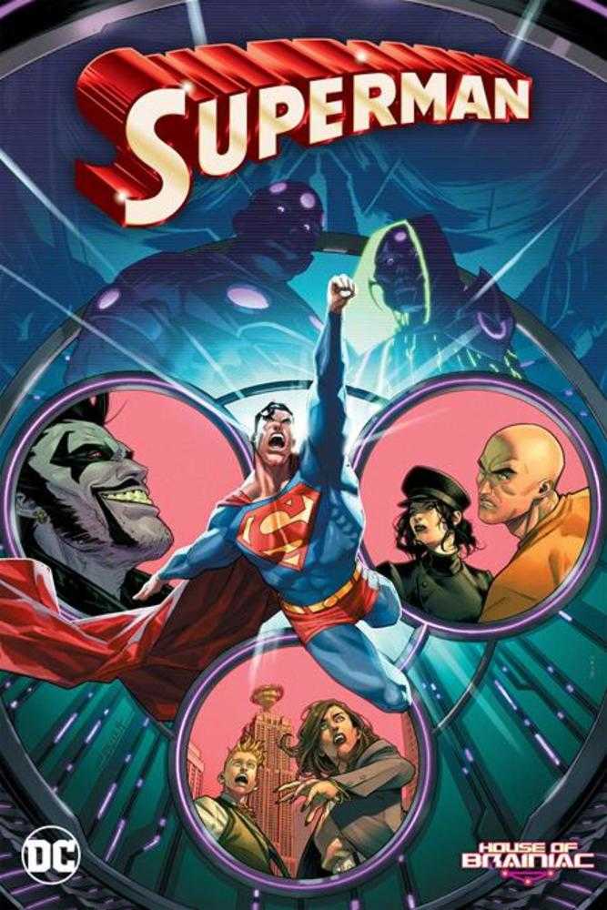 Superman House Of Brainiac Led Acetate Poster Insert