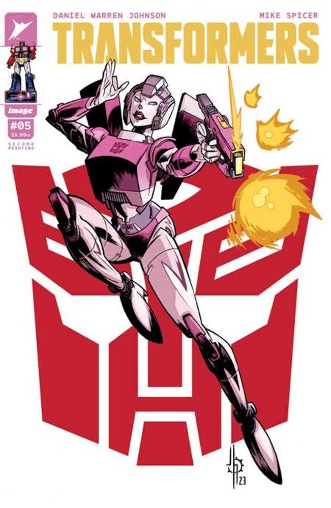 Transformers #5 2nd Print Cover B Jason Howard Variant