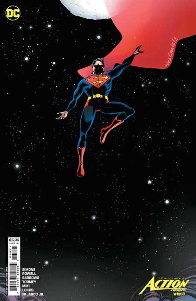 Action Comics #1068 Cover B Wes Craig Card Stock Variant