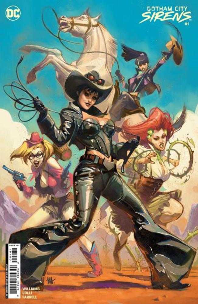 Gotham City Sirens #1 (Of 4) Cover H 1 in 25 Ben Harvey Card Stock Variant