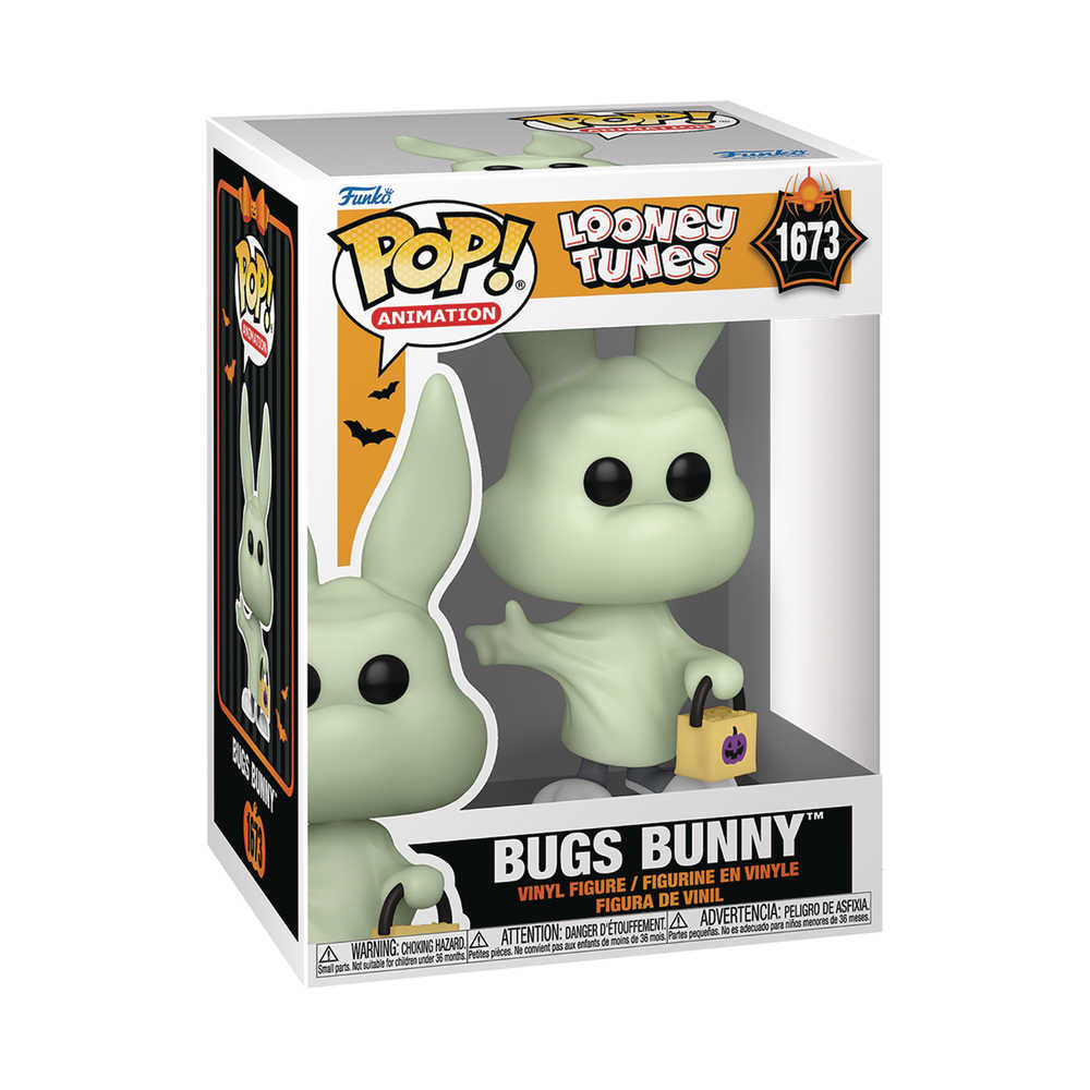 Pop Animation Looney Tunes Halloween Bugs Bunny Ghost Vinyl F