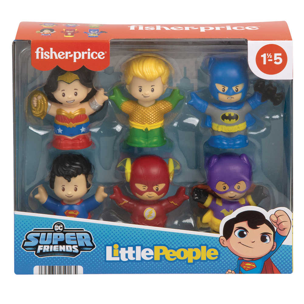 DC Super Friends Crime-Fighting Little People Action Figure Pack