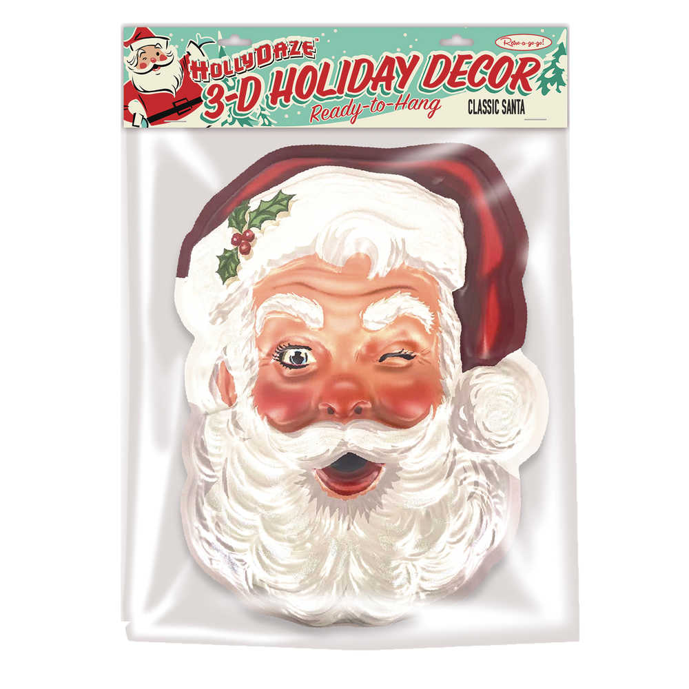 Classic Santa Clause 3D Wall Decor