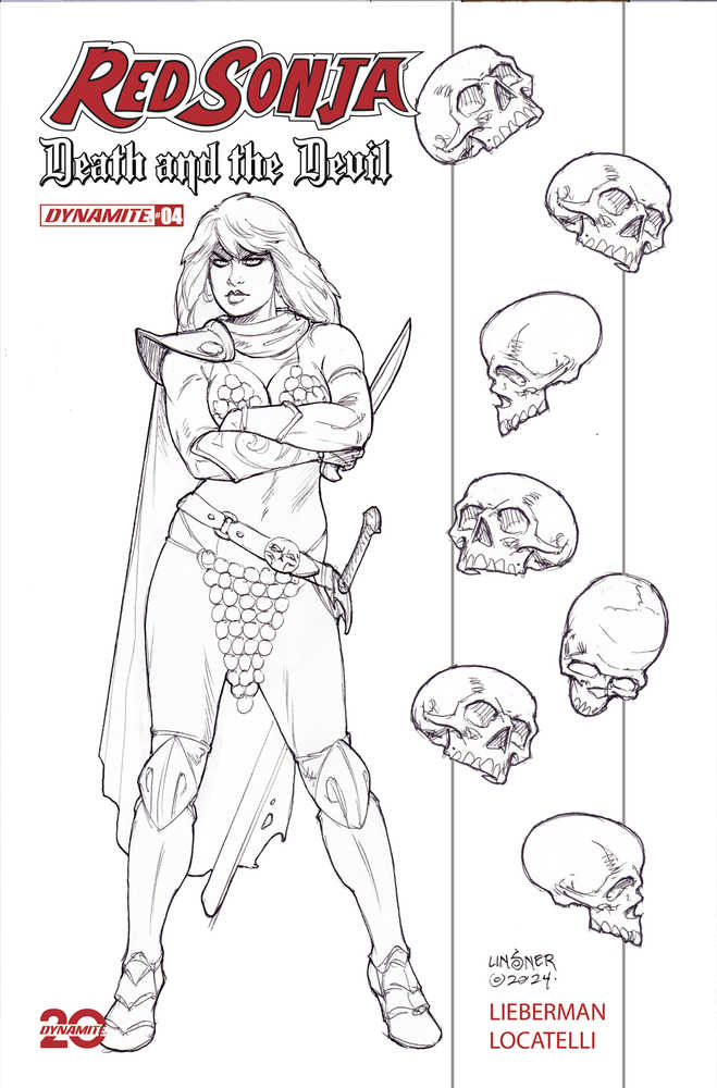 Red Sonja Death And The Devil #4 Cover H 15 Copy Variant Edition Linsner