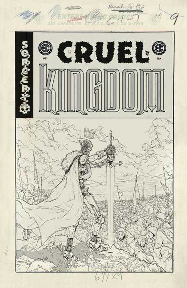 EC Cruel Kingdom #1 (Of 4) Cover G Inc 1:20 Adam Pollina Black & White Artist Edition Variant Free Overship
