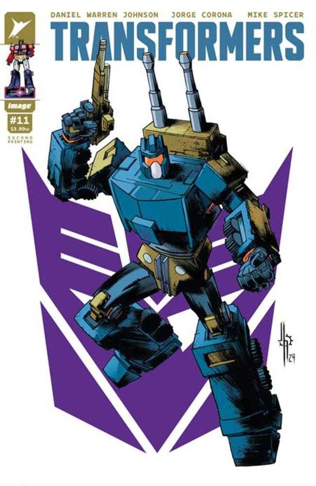 Transformers #11 2nd Print Cover A Jason Howard Decepticon