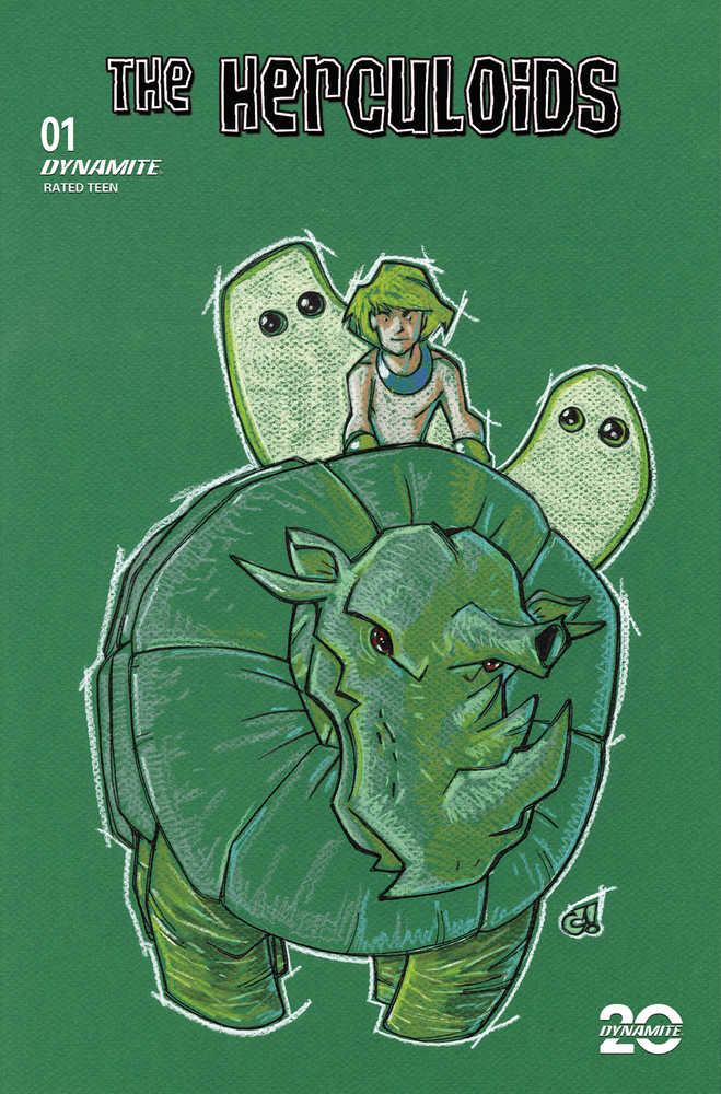 Herculoids #1 Cover L 10 Copy Variant Edition Rousseau Pastel Art Origina