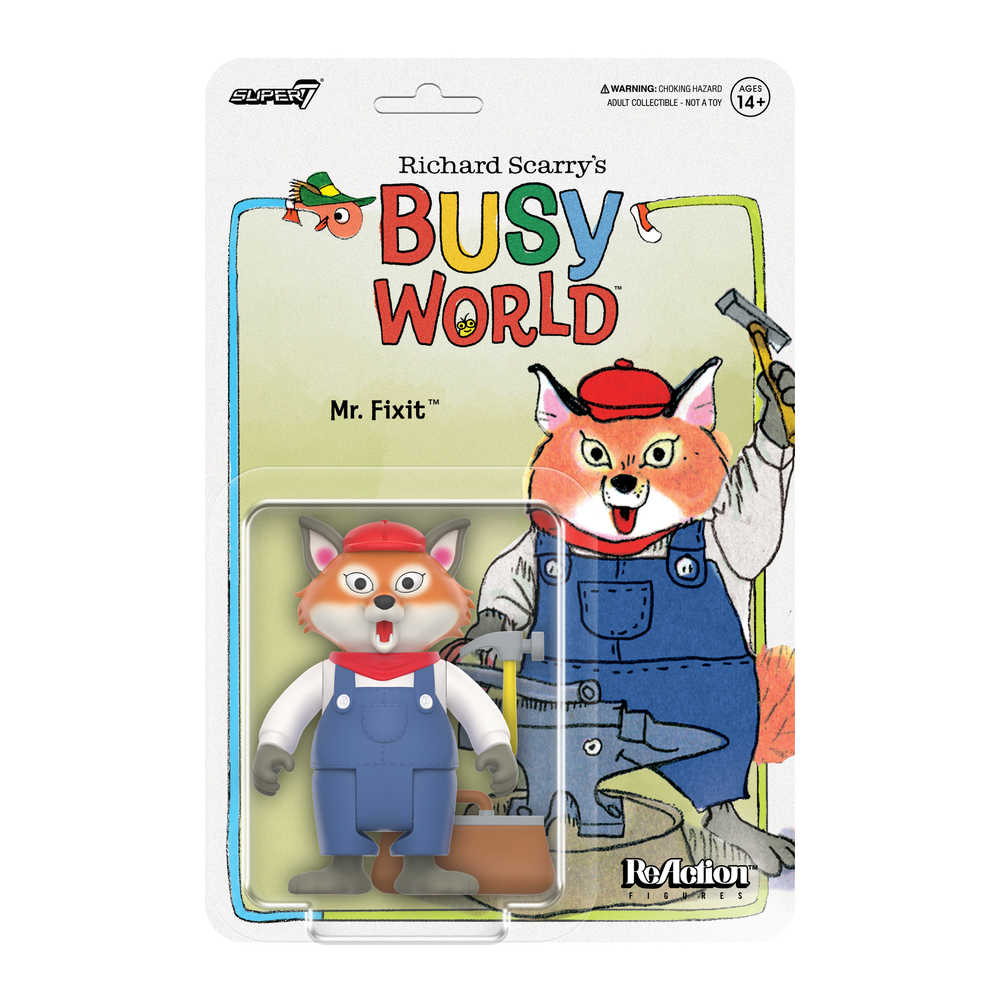 Richard Scarry Reaction Wv2 Mr Fixit Action Figure