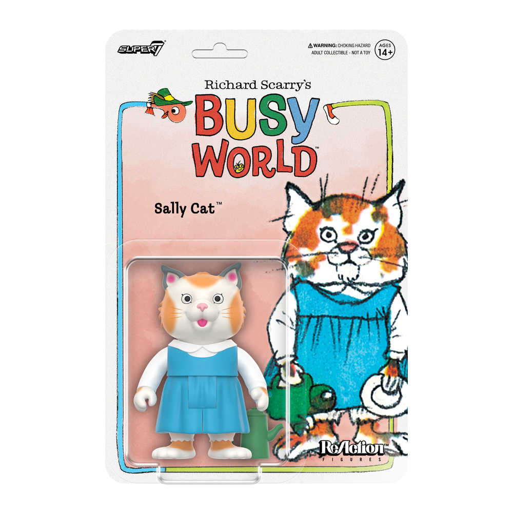 Richard Scarry Reaction Wv2 Sally Cat Action Figure