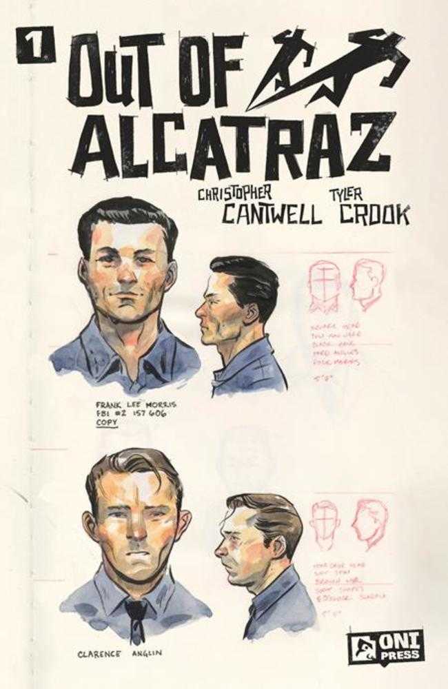 Out Of Alcatraz #1 (Of 5) Cover D 1 in 10 Tyler Crook Sketchbook Variant
