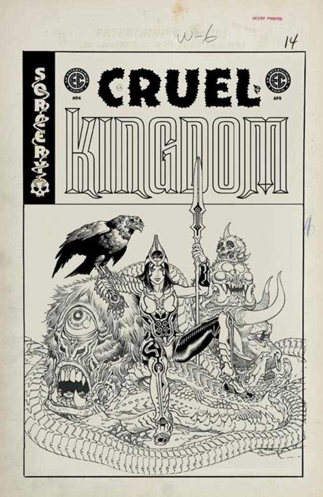 EC Cruel Kingdom #4 (Of 4) Cover D Inc 1:20 Adam Pollina Black & White Artist Edition Variant