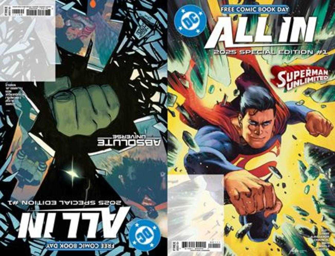 Free Comic Book Day 2025 - Bundle Of 25 - DC All In Absolute Universe 2025 Free Comic Book Day Special Edition
