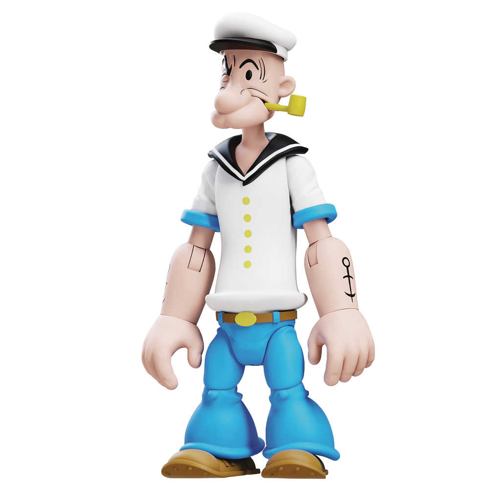Popeye Classics Popeye Wv3 1st Appearance White Shirt Action Figure (Ne