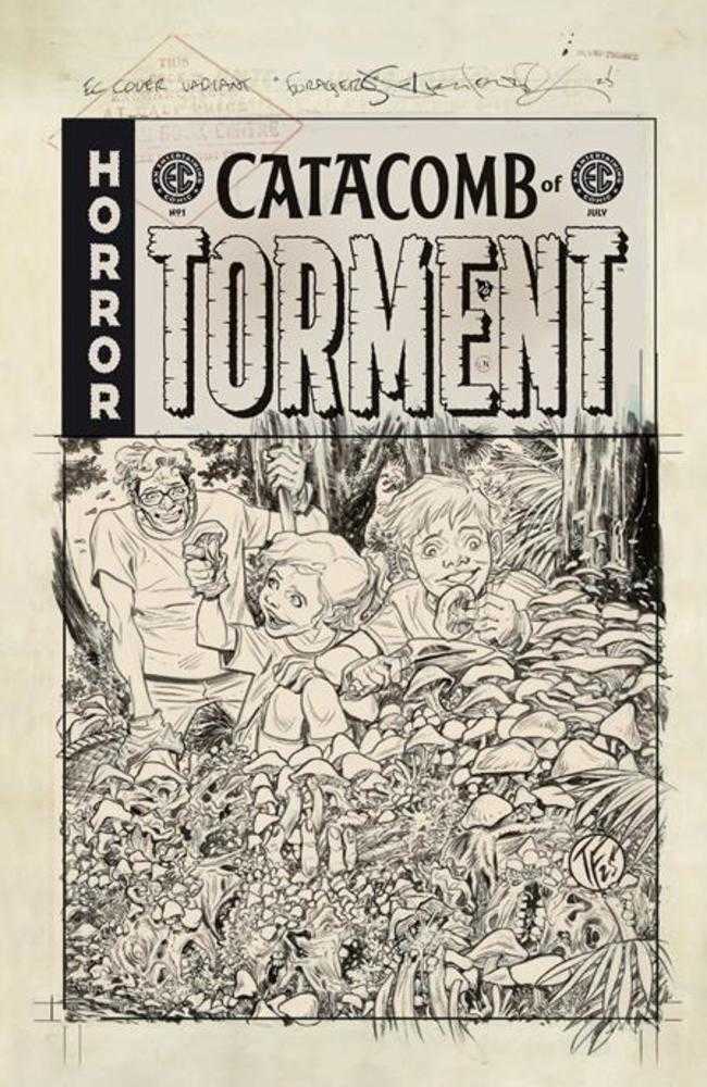 EC Catacomb Of Torment #1 Cover F Inc 1:20 Tom Fowler Black & White Artist Edition Variant
