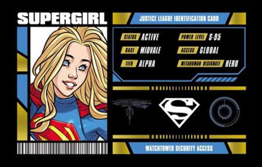 Supergirl Justice League Membership Card Opt-In Bundles Of 25 (Free)