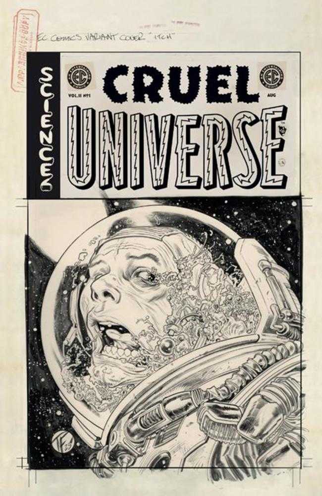 EC Cruel Universe 2 #1 (Of 12) Cover F Inc 1:20 Tom Fowler Black & White Artist Edition Variant