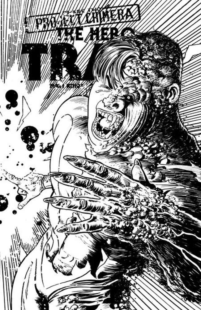 Hero Trade Project Chimera #2 (Of 2) Cover C Inc 1:20 David Lapham Bw Variant