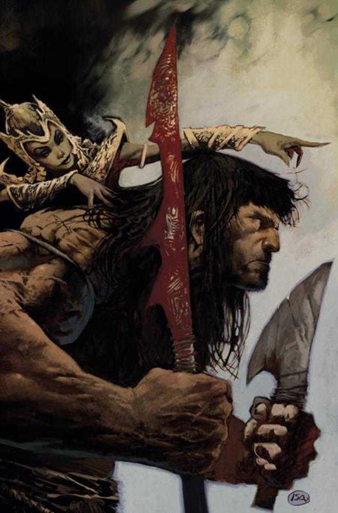 Conan The Barbarian #22 Cover G Sdcc Exclusive Jason Shawn Alexander Full Art Variant (Mature) Limited To 900 Copies Allocations May Occur