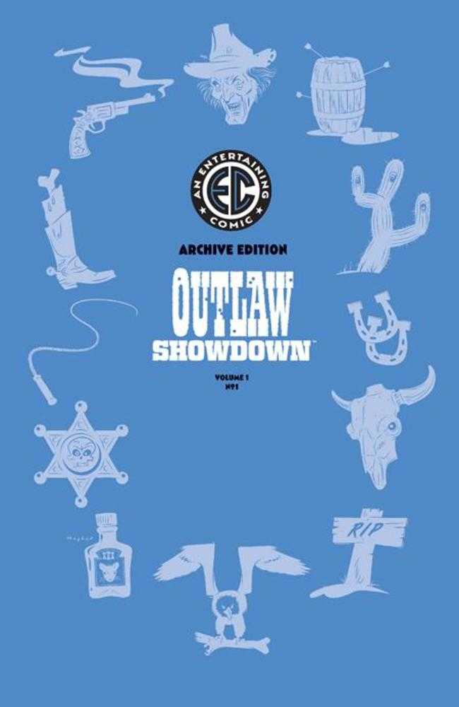 EC Outlaw Showdown #1 Cover F 1 in 50 Rian Hughes Archive Edition Variant