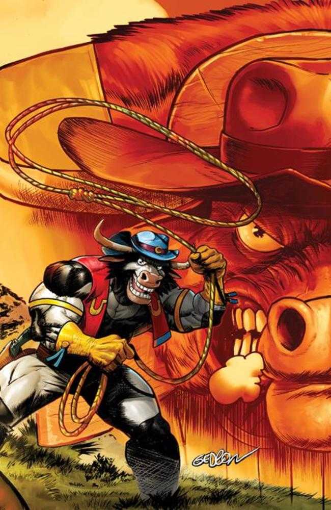 Wild West Cow Boys Of Moo Mesa #2 (Of 4) Cover D 1 in 10 Juan Gedeon Interlocking Full Art Variant