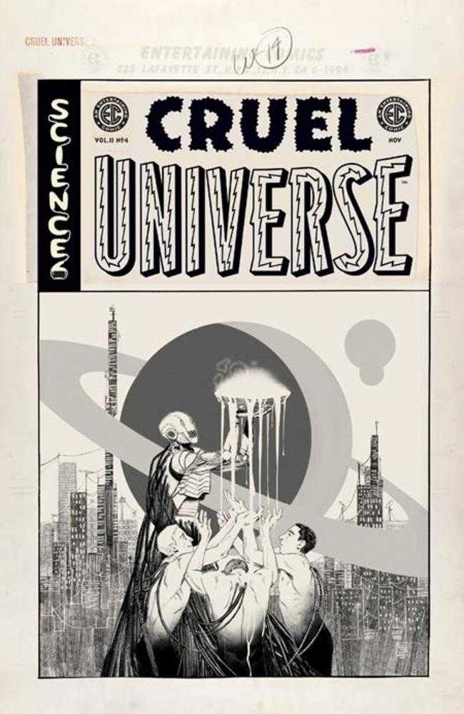 EC Cruel Universe 2 #4 (Of 12) Cover D Inc 1:20 Naomi Franq Black & White Artist Edition Variant