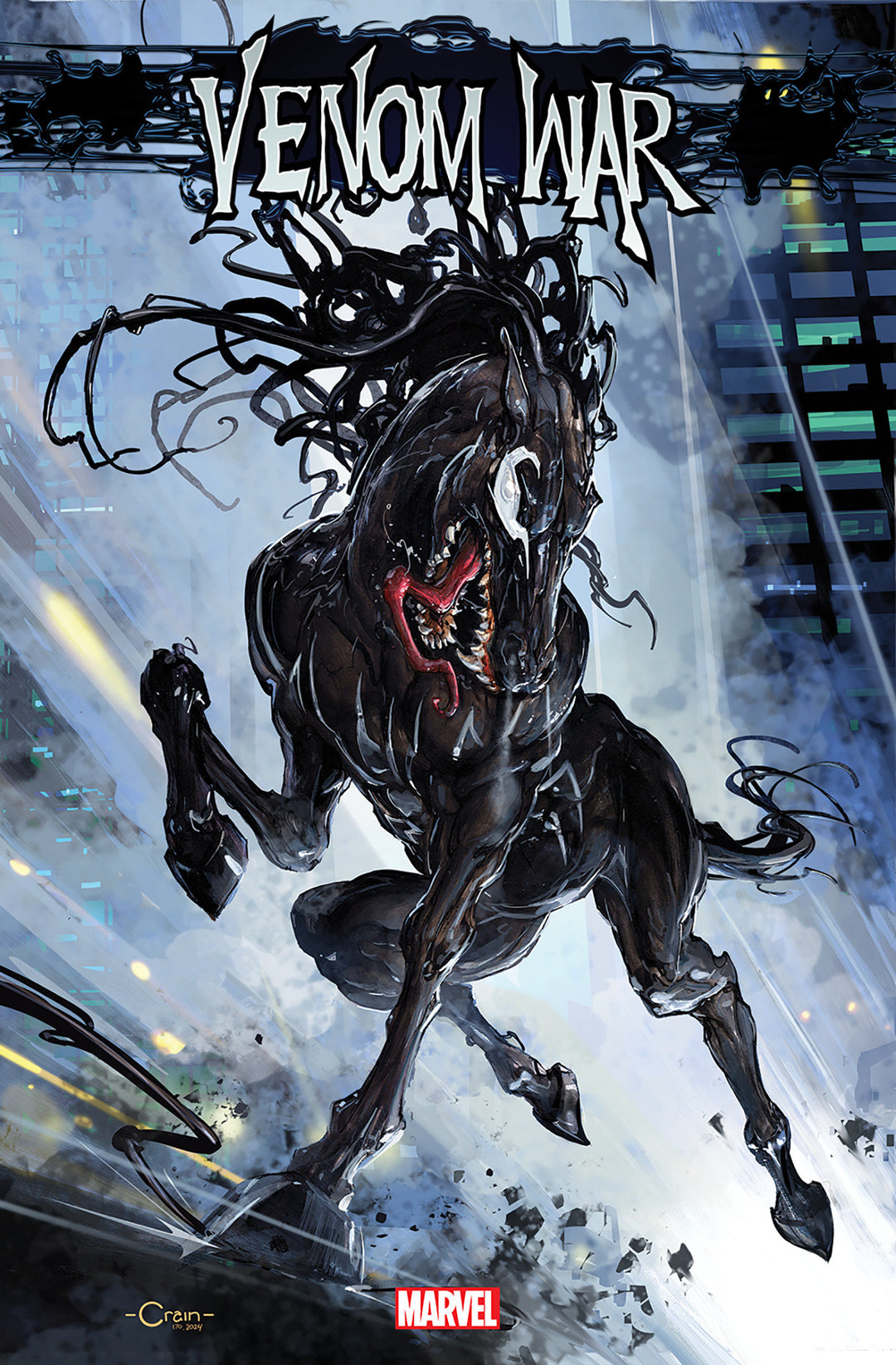 Venom War #1 Clayton Crain Venom Horse Variant [Vw]