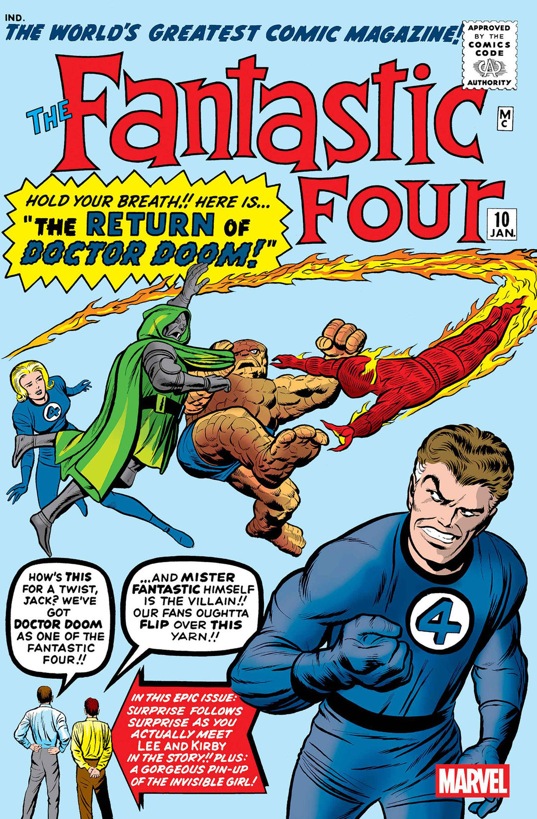 Fantastic Four #10 Facsimile Edition Foil Variant