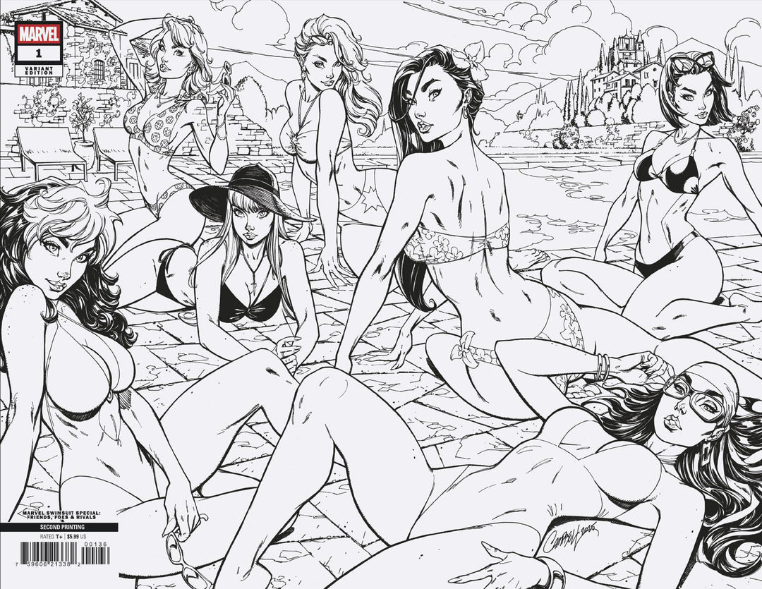 Marvel Swimsuit Special: Friends, Foes & Rivals #1 J. Scott Campbell Ratio Virgin 2nd Print Variant