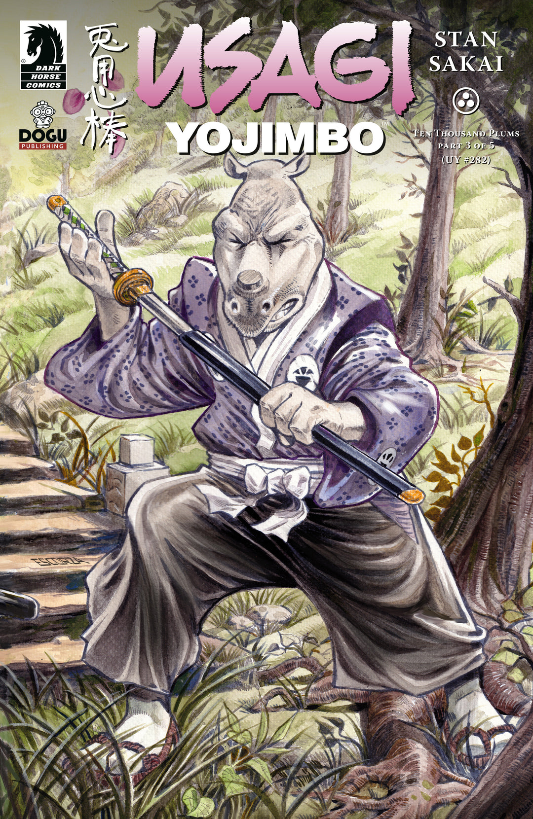 Usagi Yojimbo: Ten Thousand Plums #3 (Cover B) (Escorza Brothers)