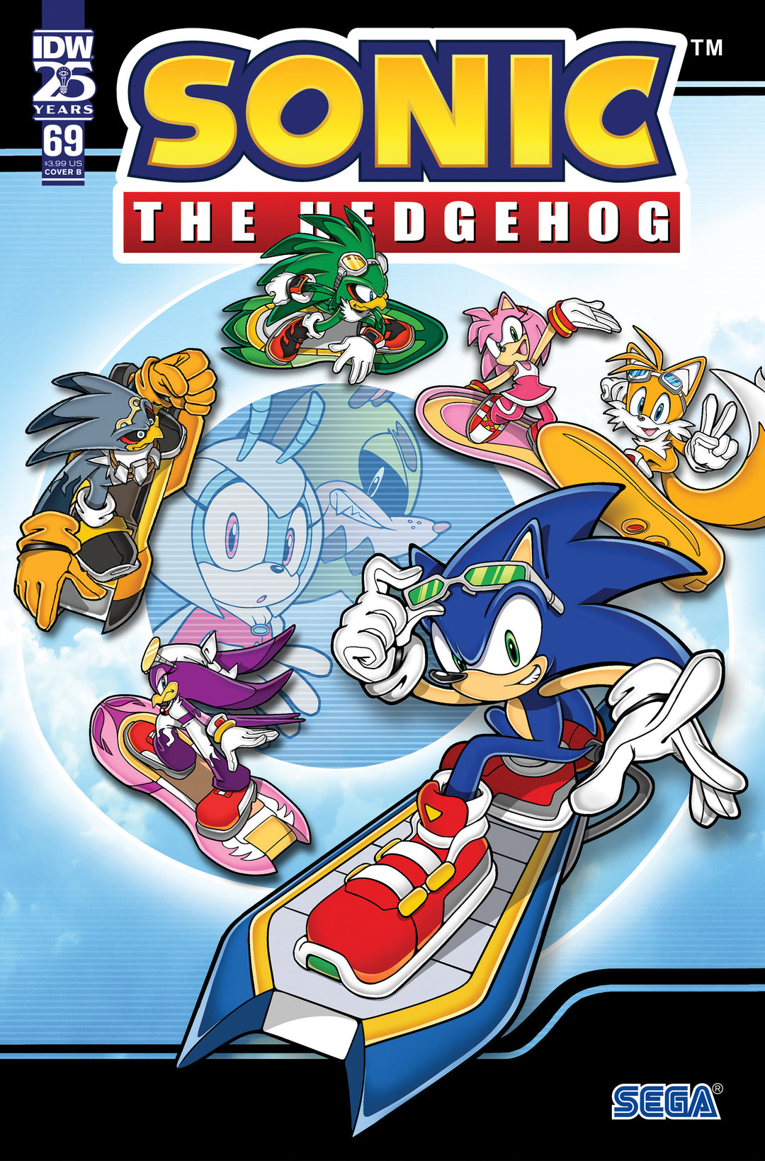 Sonic The Hedgehog #69 Variant B (Curry)