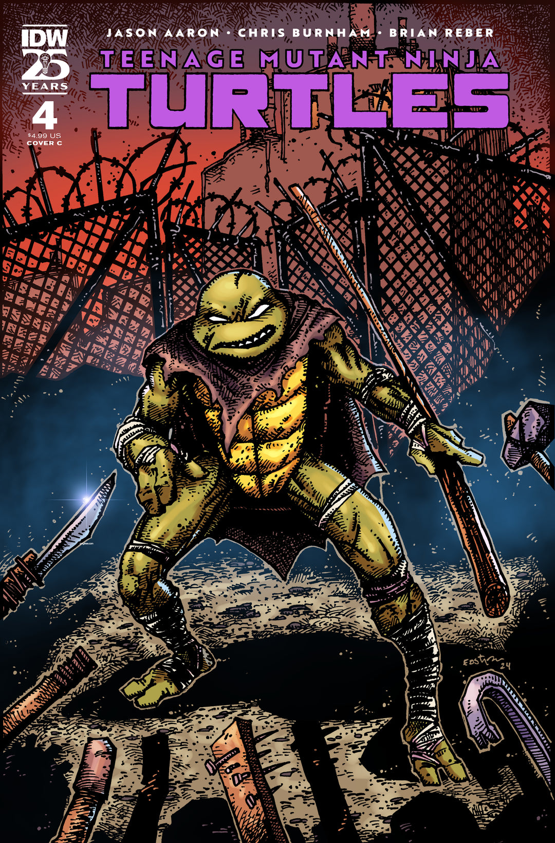 Teenage Mutant Ninja Turtles 2024 #4 Cover C Eastman