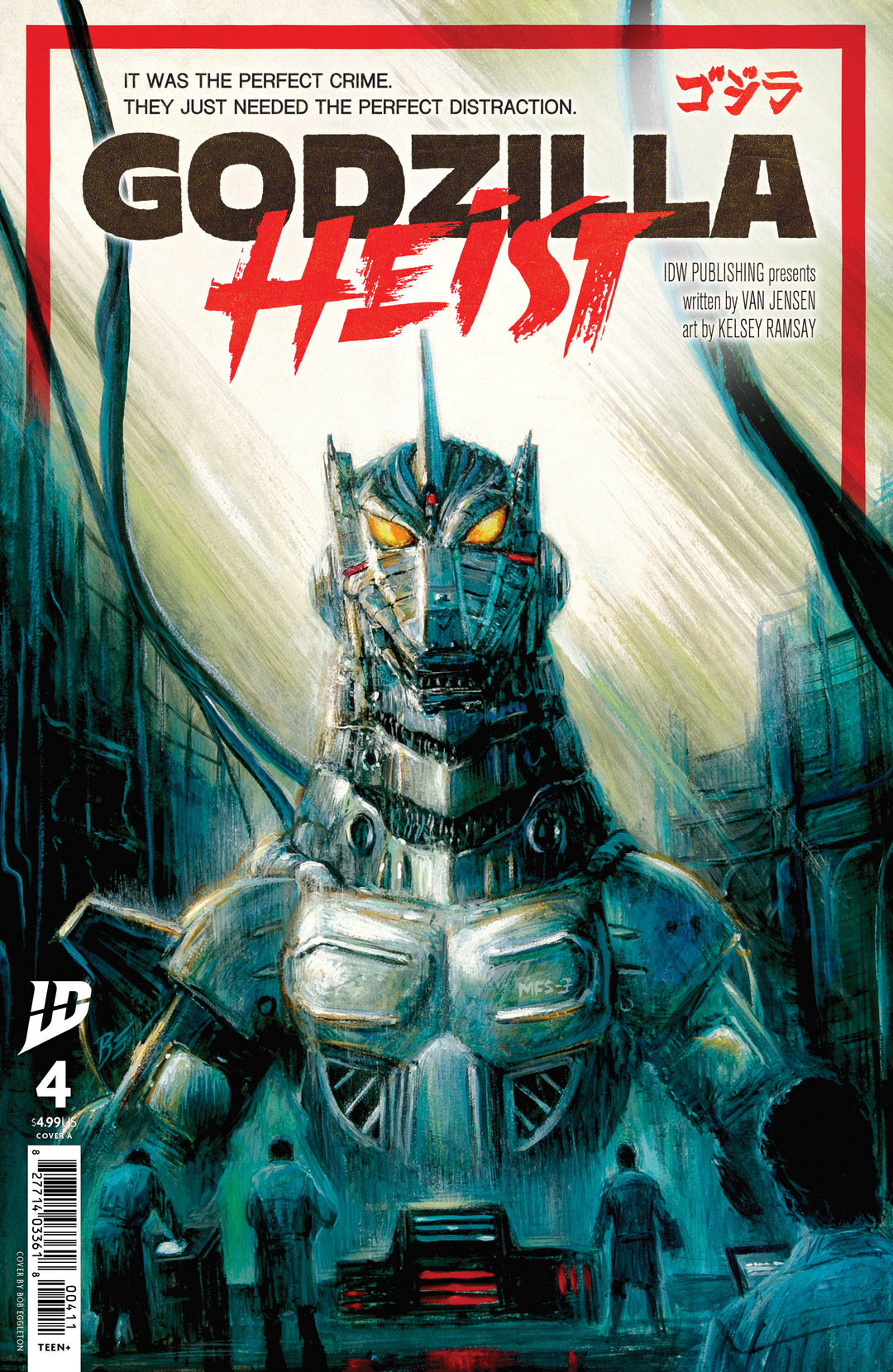 Godzilla Heist #4 Cover A Eggleton