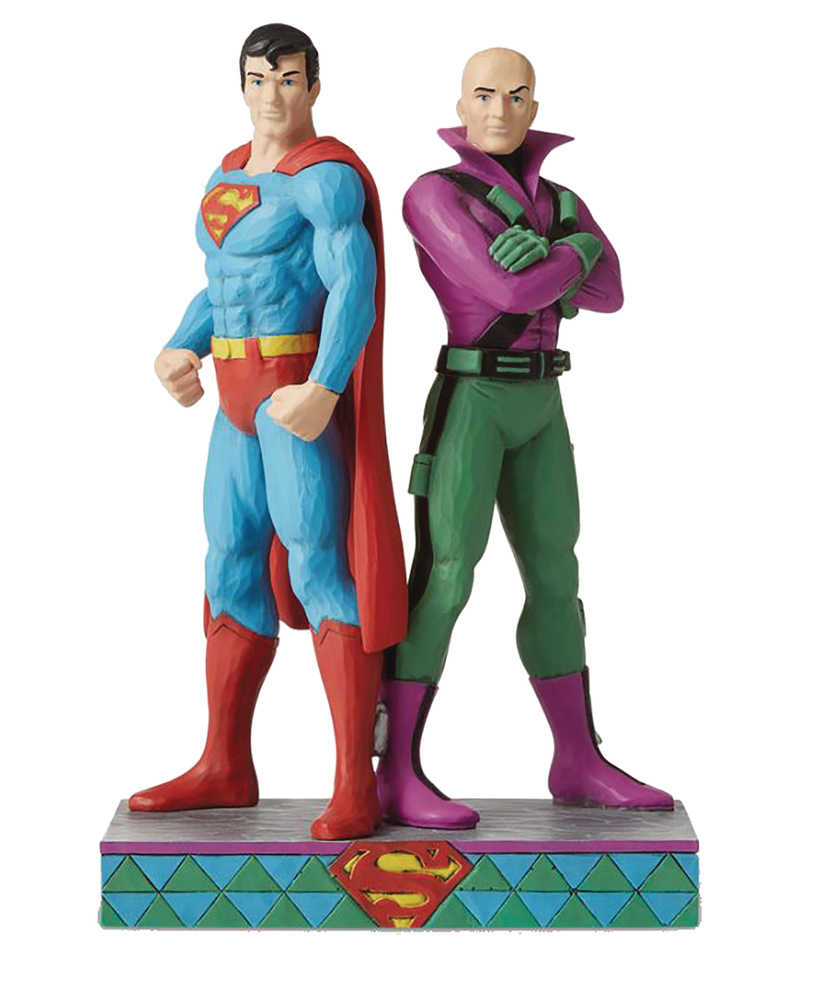 Jim Shore DC Comics Superman & Lex Luthor 8.88in Figurine (C
