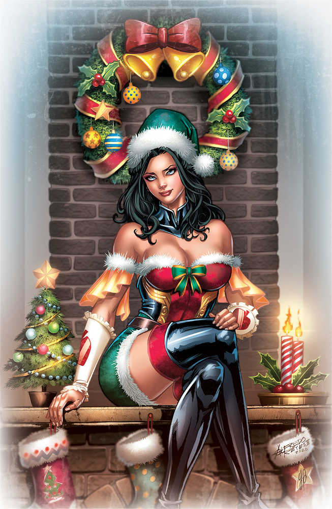 Grimm Fairy Tales Holiday Pinup Special Cover A Reyes