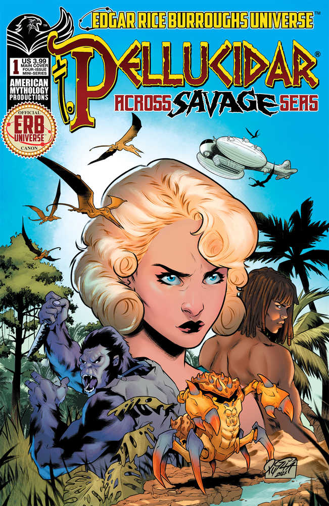 Pellucidar Across Savage Seas #1 Cover A Puglia