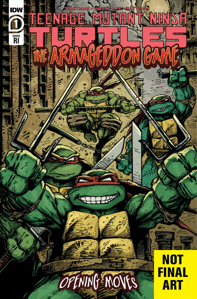 Teenage Mutant Ninja Turtles Armageddon Game Opening Moves #1 Cover B 10 Copy Variant Edition Eas