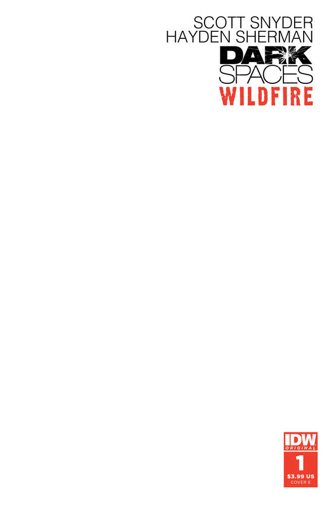 Dark Spaces Wildfire #1 Cover E