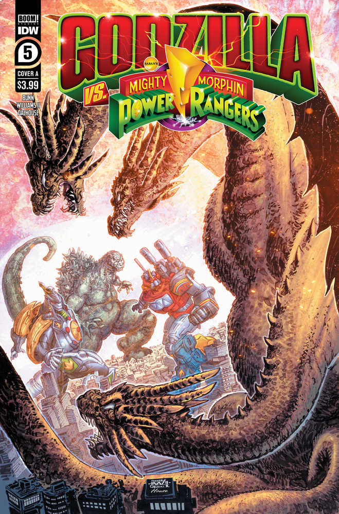 Godzilla vs Mmpr #5 (Of 5) Cover A Williams